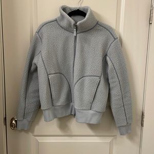 NWOT Everlane Renew bomber fleece jacket